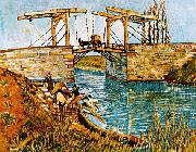 Vincent Van Gogh Drawbridge at Arles USA oil painting reproduction